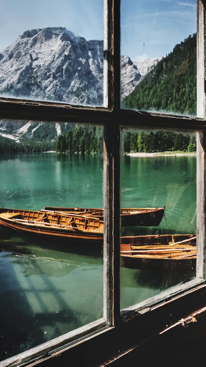 Lac, foret, Montagne