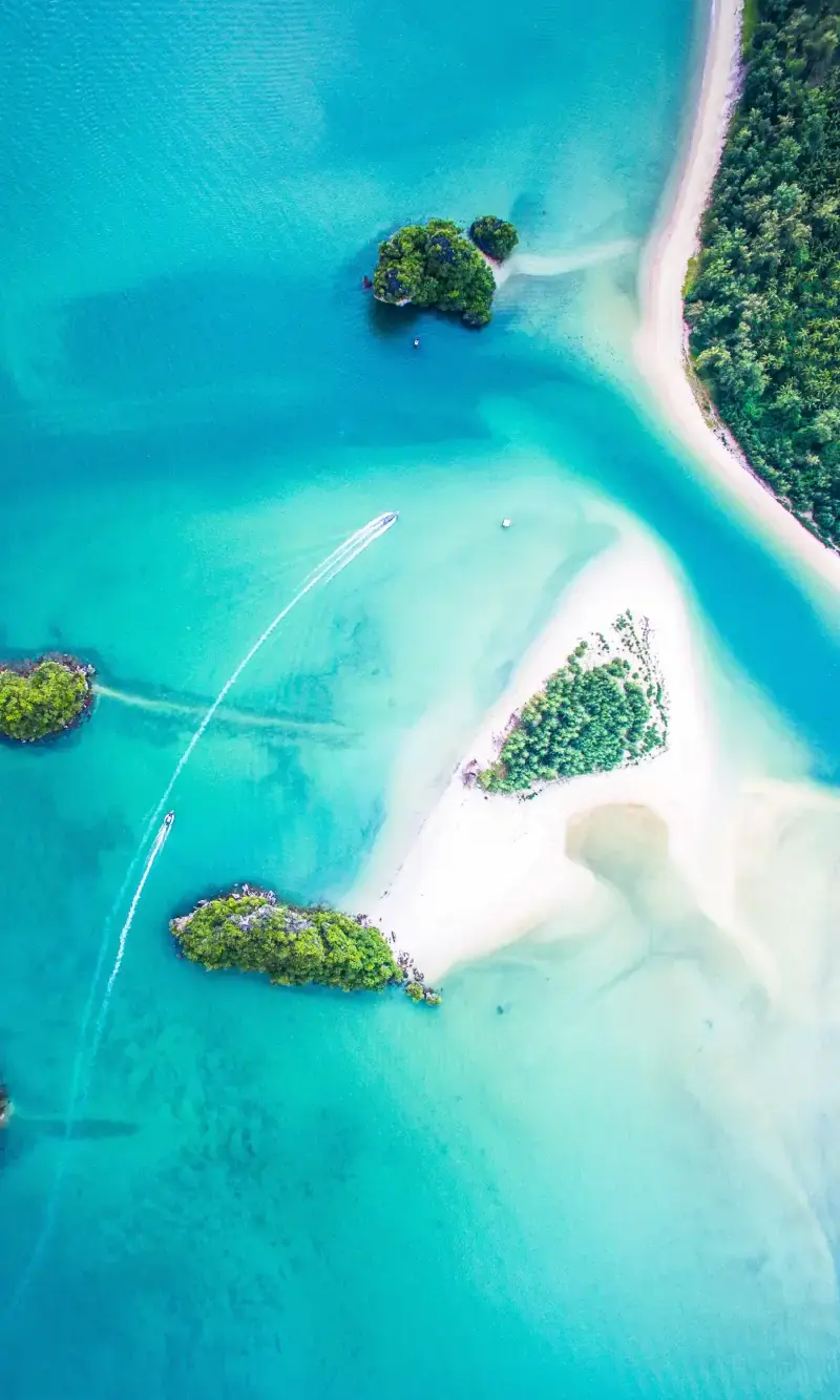 Beach, islands
