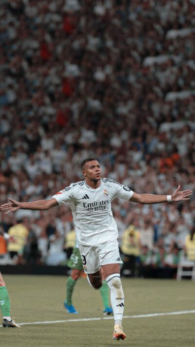Mbappe célébration Real Madrid