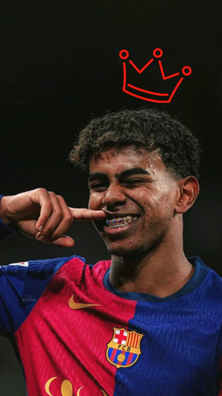 Lamine Yamal Barcelona Football Wallpaper 4k