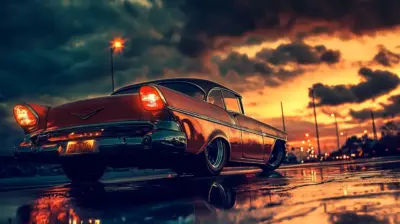 Vintage car wallpaper