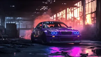 Purple Bmw wallpaper