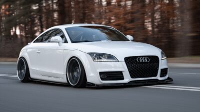 White Audi