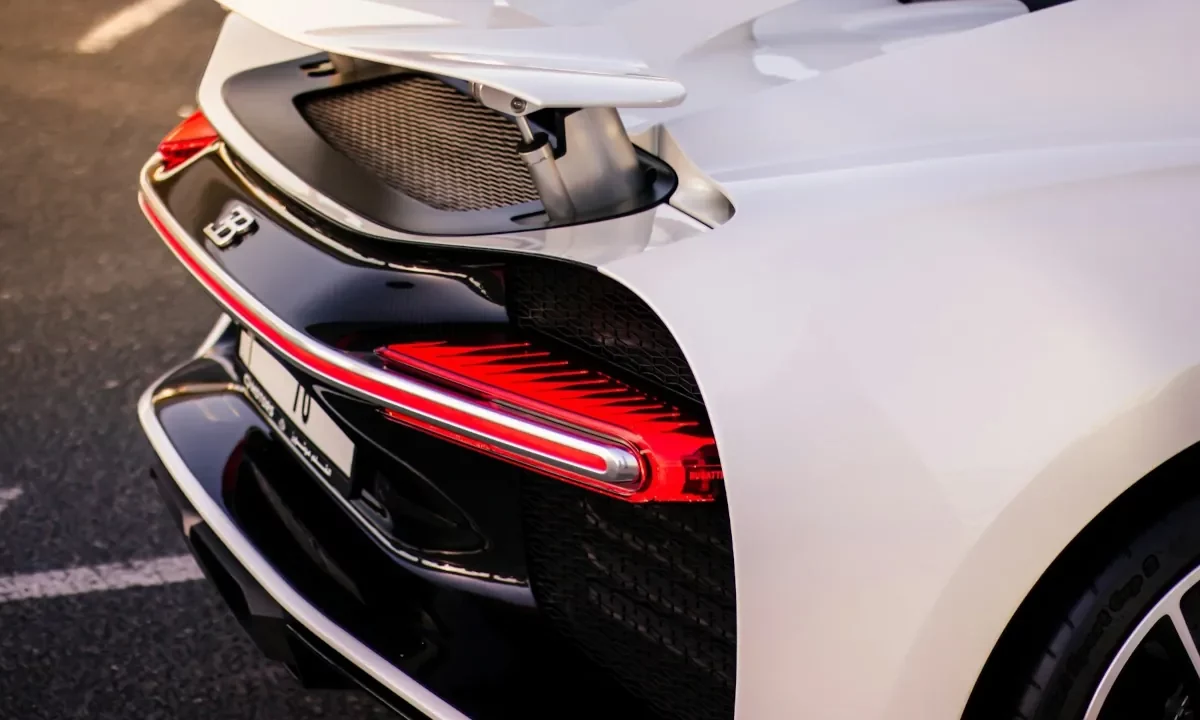 White Bugatti
