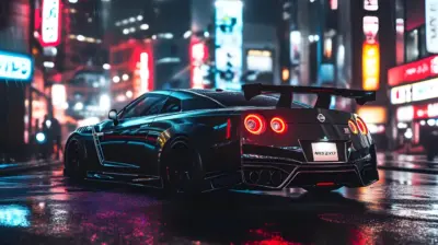 Nissan GT-R custom illustration