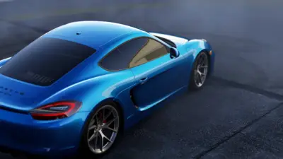 Blue Porsche