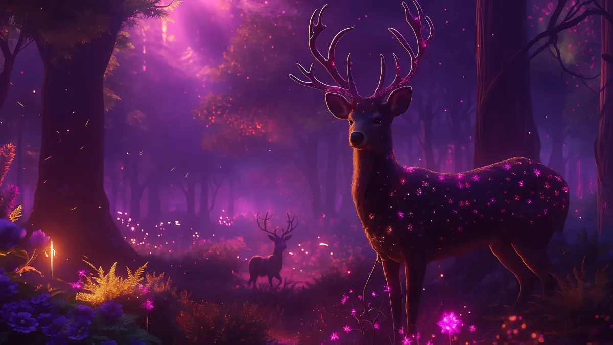 illustration cerf