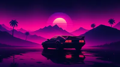 Voiture illustration fonds d’écran HD 4K pour ordinateur