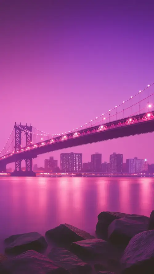 Urban illustration wallpaper HD 4K for phone