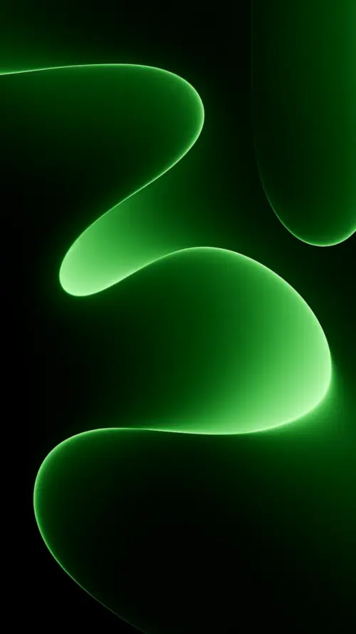 Green Luminous Flux wallpaper HD 4K for phone