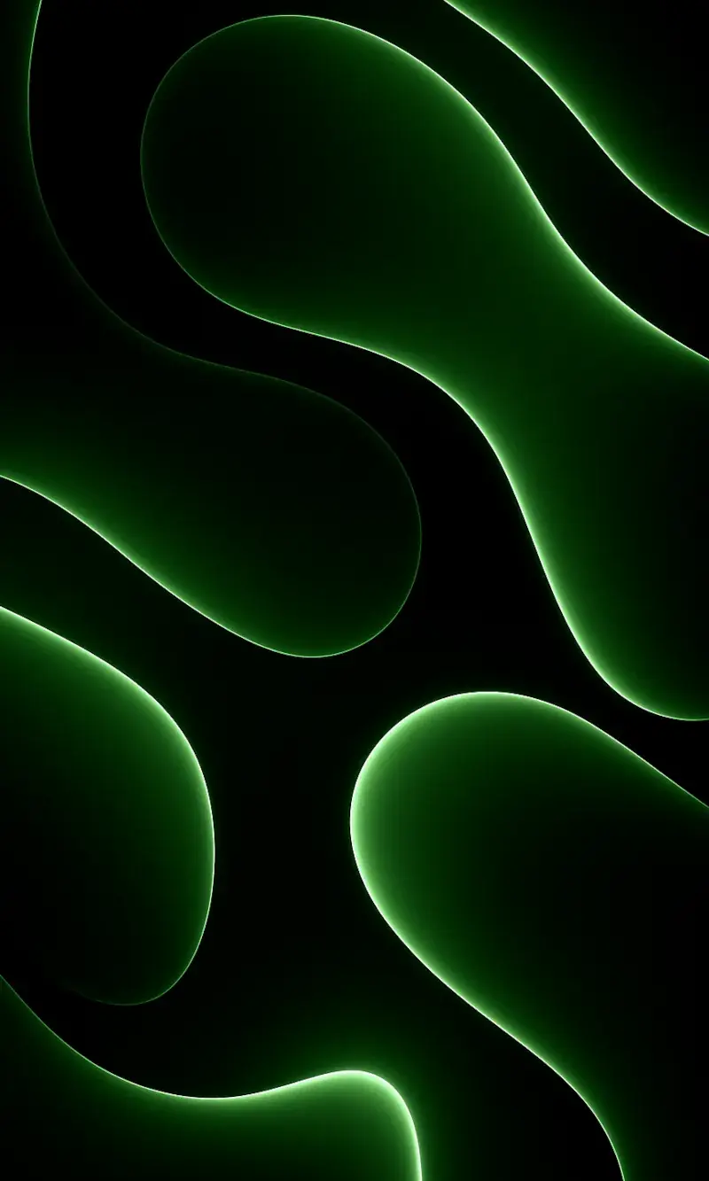 Vagues de Lumière vert