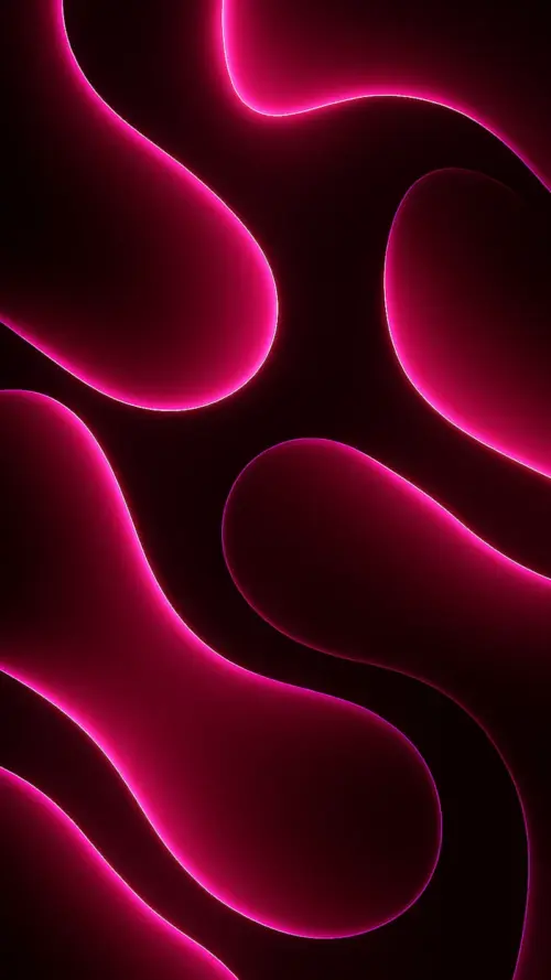 Red Waves of Light wallpaper HD 4K for phone