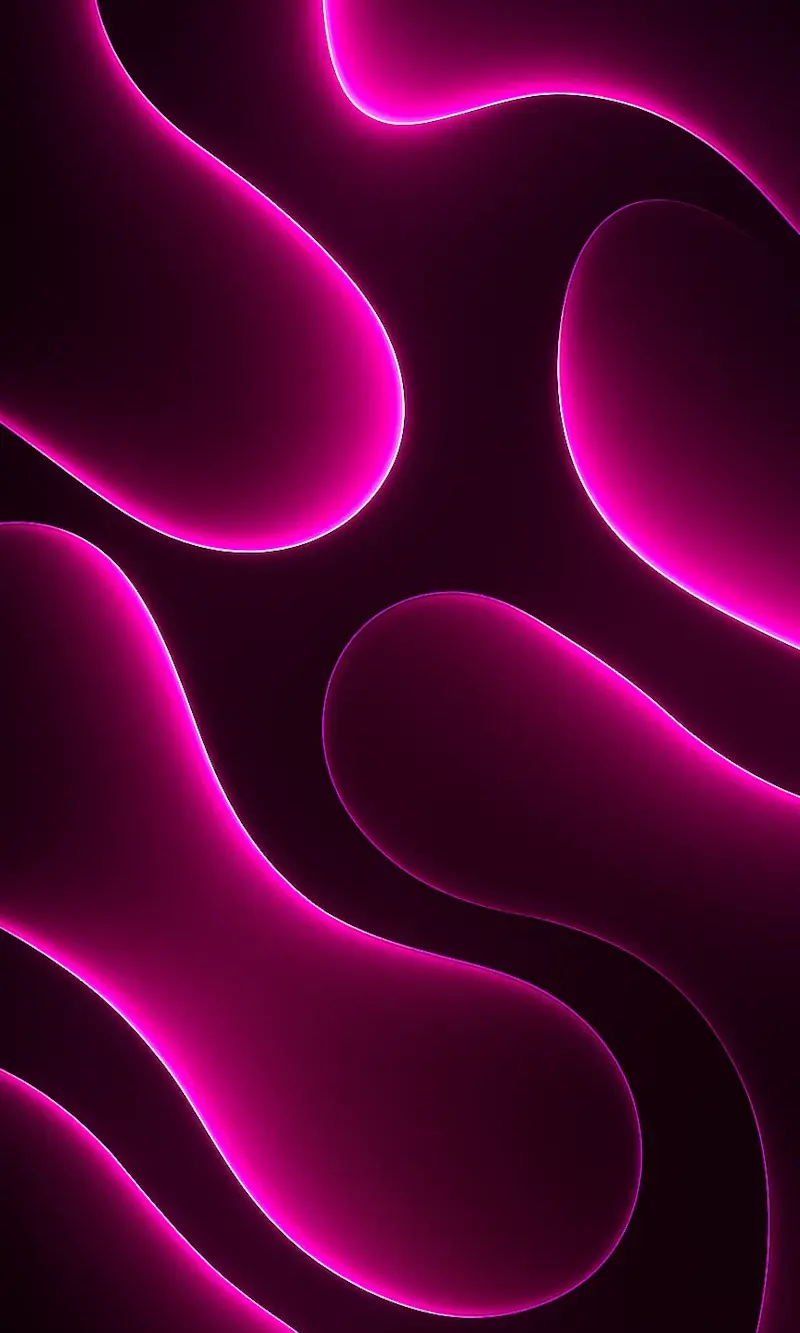 Vagues rose de lumière