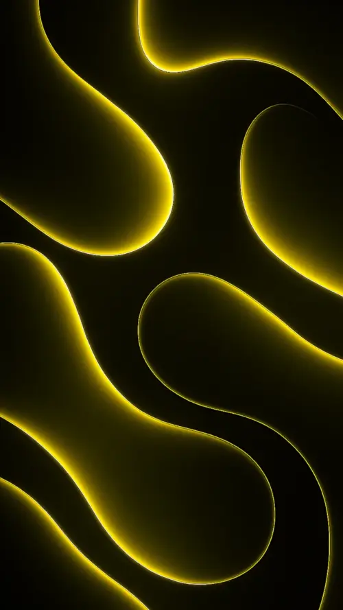 Yellow Waves of Light wallpaper HD 4K for phone