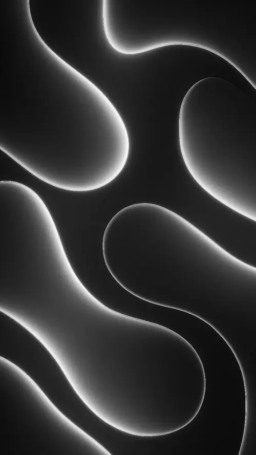 Gray waves of light wallpaper HD 4K for phone