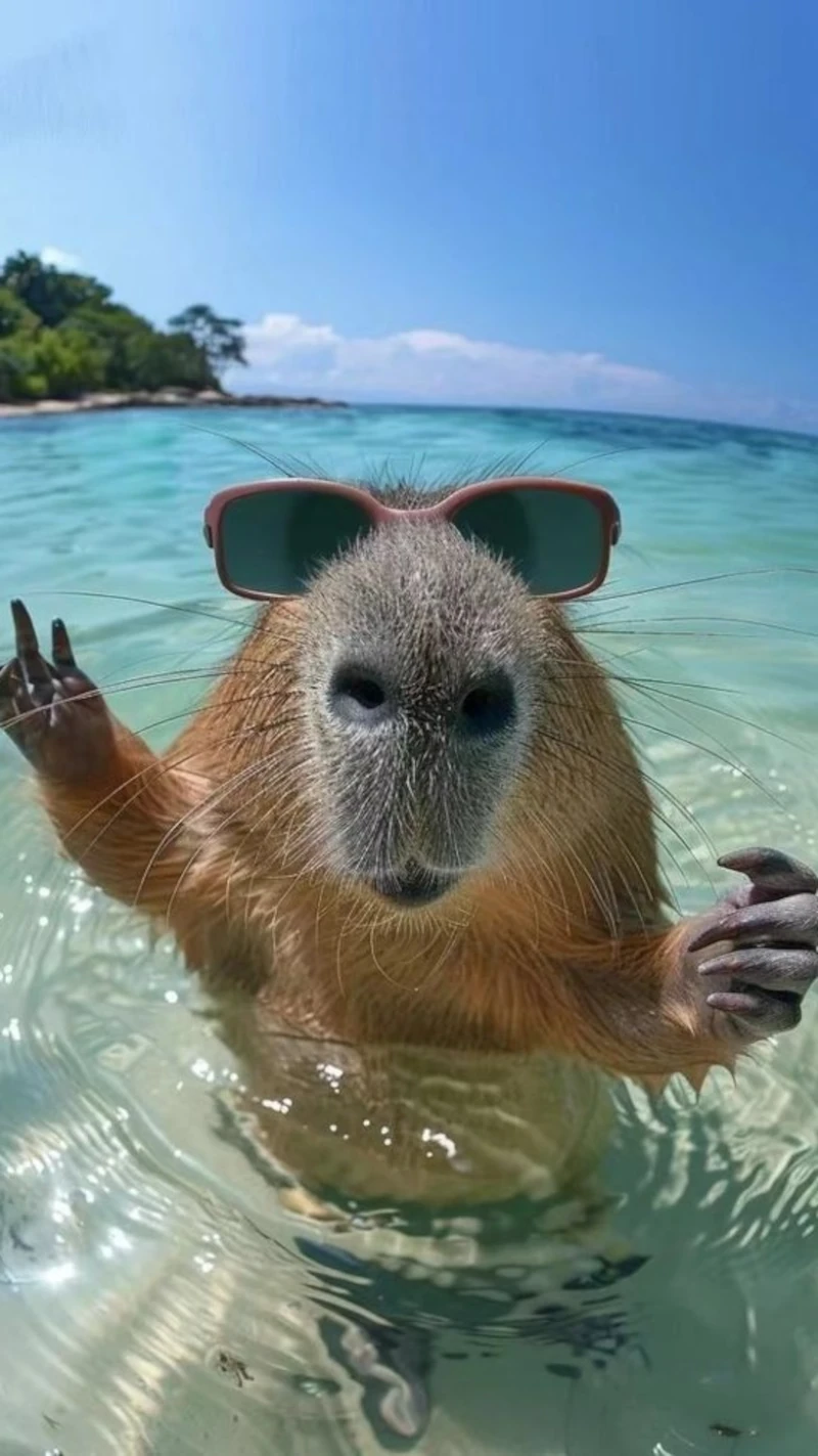 Funny Capybara