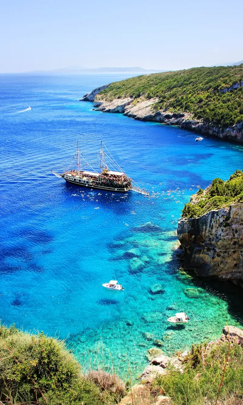 Turquoise waters