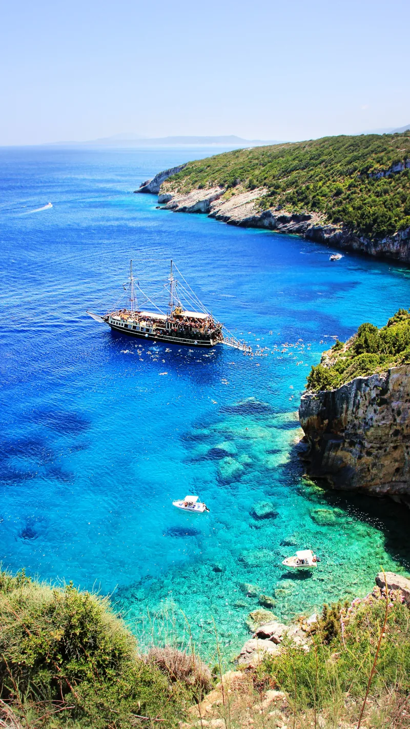 Turquoise waters