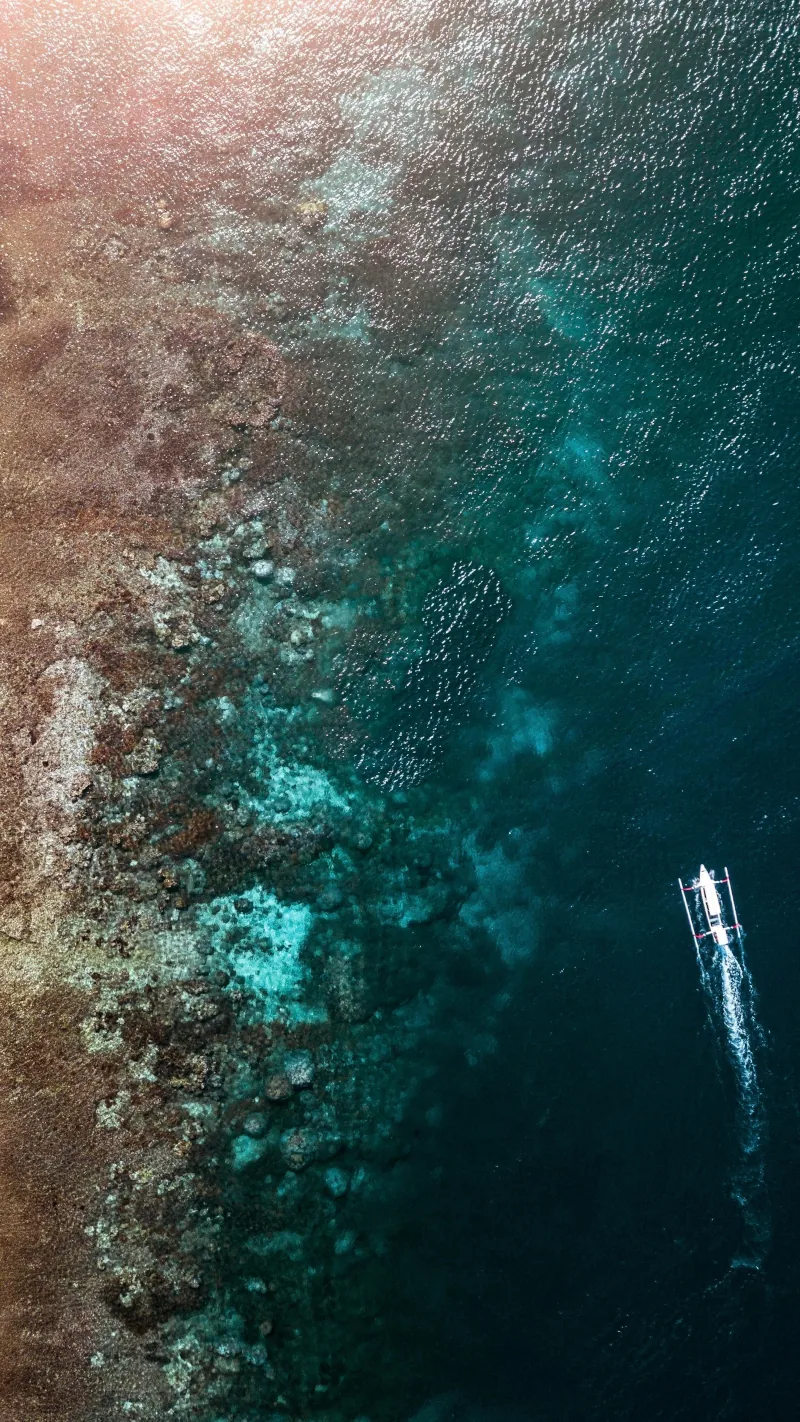 Boat on a body of water
