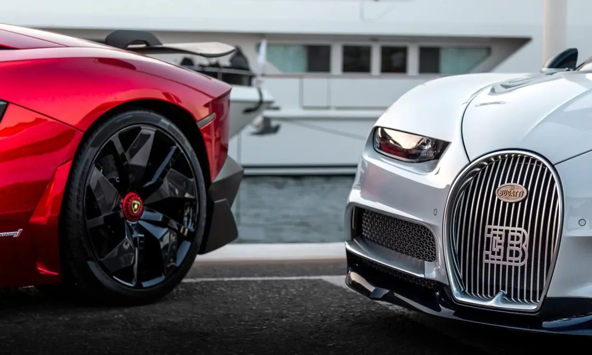 Bugatti et Lamborghini