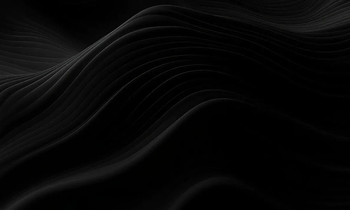 Vagues noires abstraites