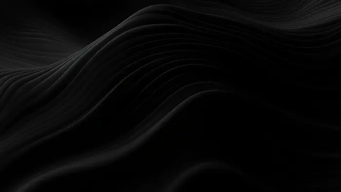 Vagues noires abstraites