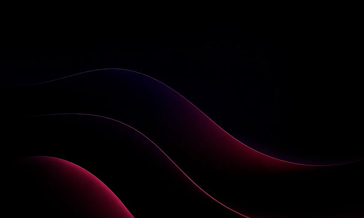 Courbes lumineuses minimalistes