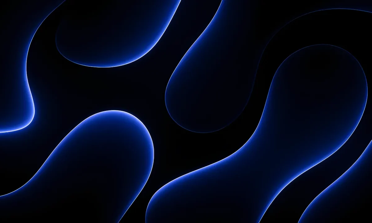 Vagues bleu de lumière