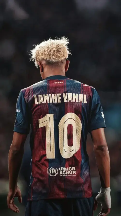 Lamine Yamal FC Barcelona wallpaper HD 4K for phone
