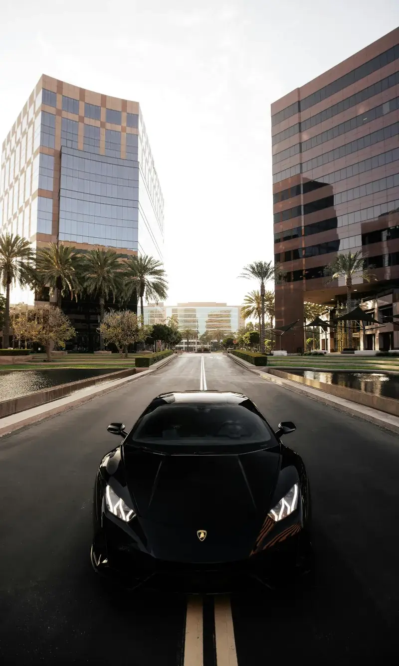 Black Lamborghini