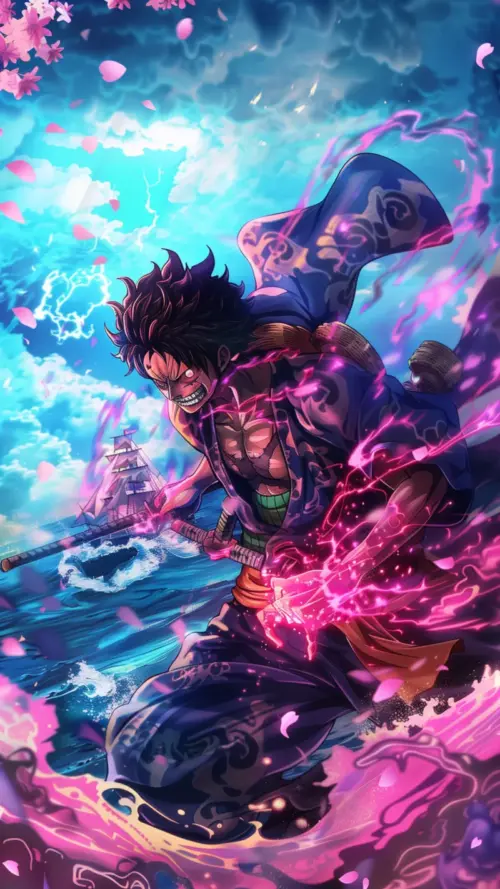 Luffy One piece wallpaper HD 4K for phone