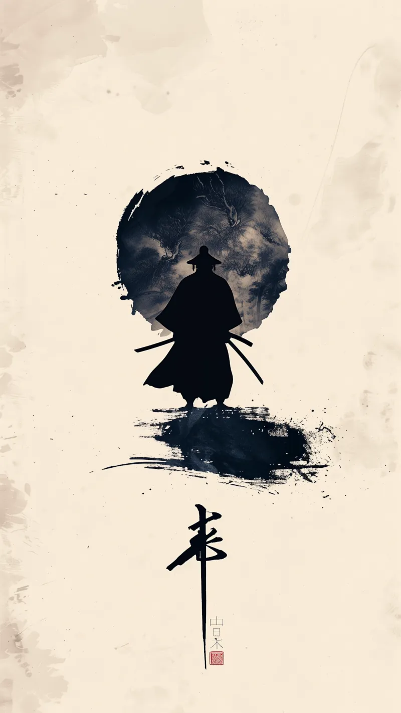 Japan style wallpaper