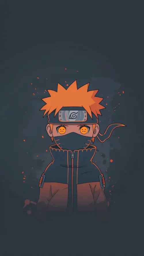 Naruto black background