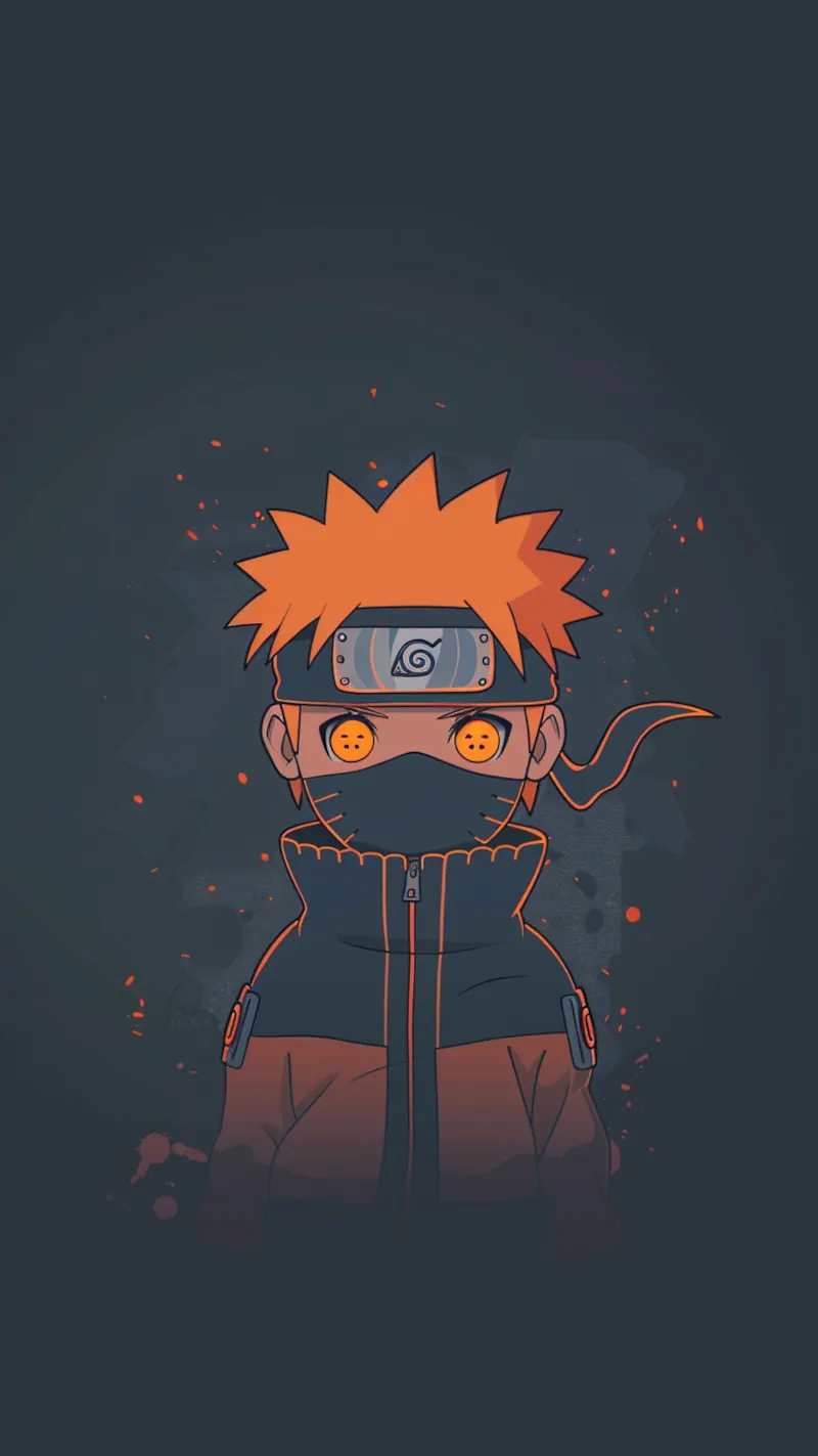 Naruto black background
