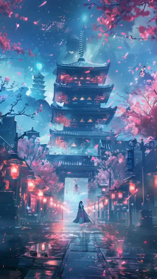 Japan style wallpaper