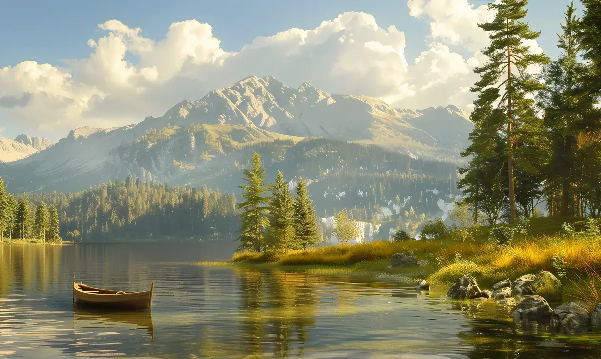 Paysage naturel réaliste