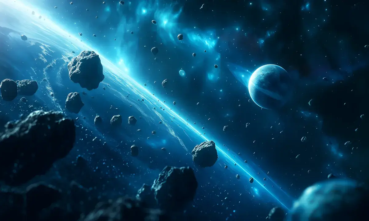 Planet and stars