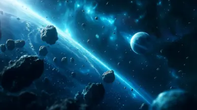 Planet and stars