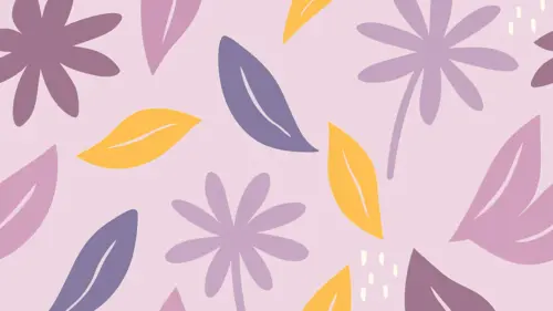 Pastel floral pattern
