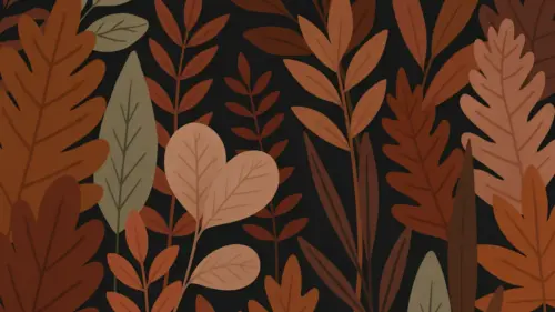 Minimalist Autumn Leaves