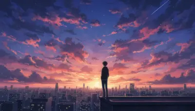 Réflexions d’un rêveur au coucher du soleil