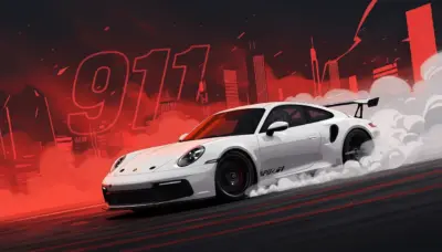 Porsche 911 digital background