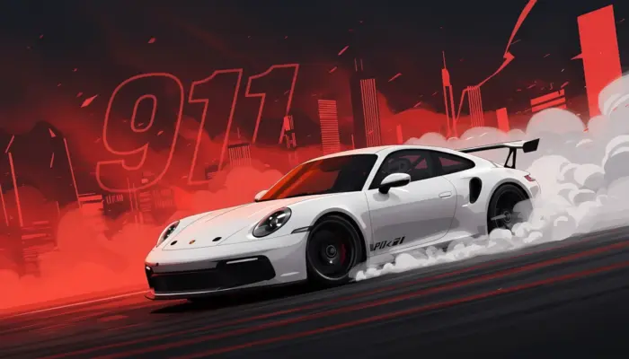 Porsche 911 digital background