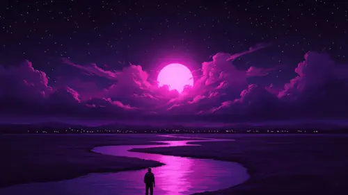 The purple horizon
