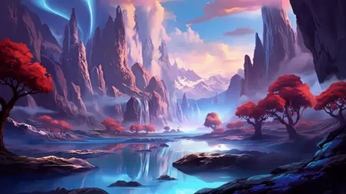 Paysage Fantastique fonds d’écran HD 4K pour ordinateur