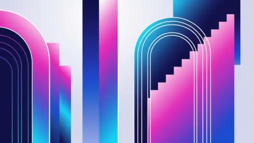 Synthwave Geometry wallpaper HD 4K for desktop