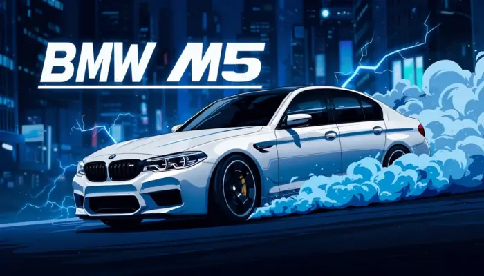 Bmw m5 digital background