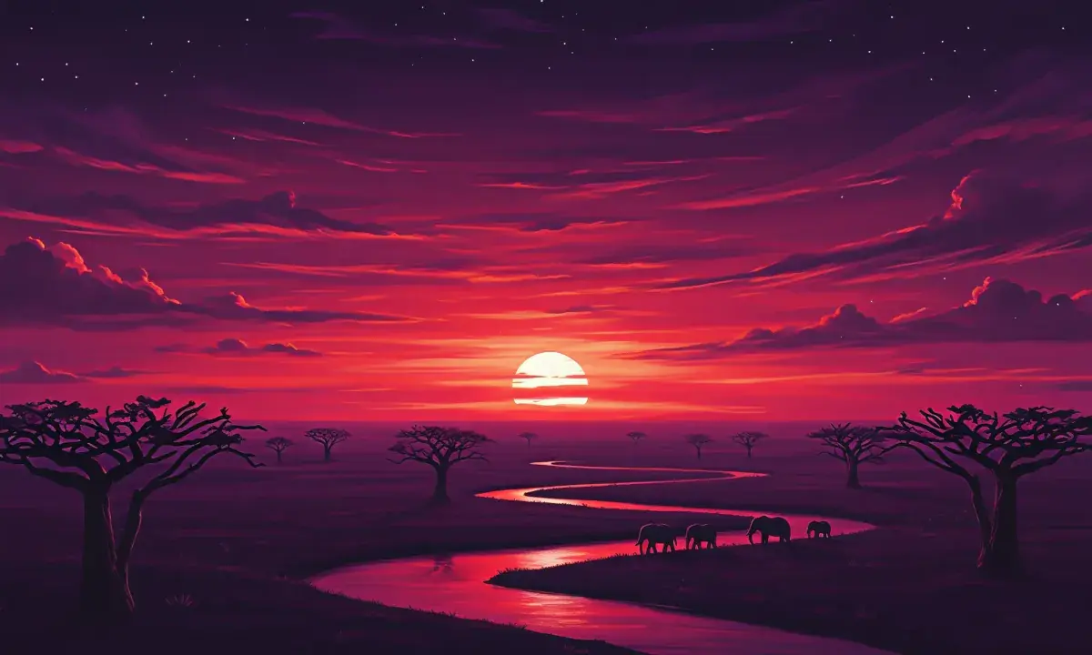 Savannah sunset