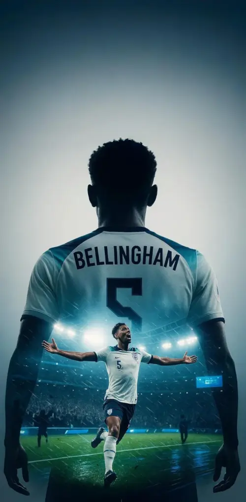 Bellingham footballeur Arsenal fonds d’écran HD 4K pour téléphone