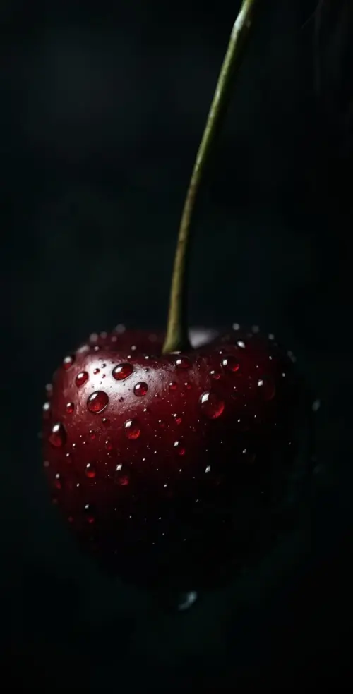 Cerise rouge Arrière plan fonds d’écran HD 4K pour téléphone